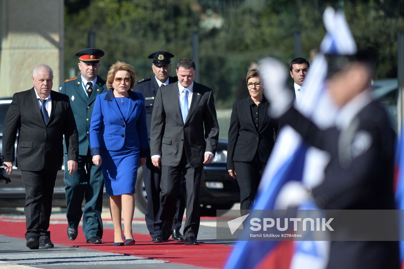 Russian Federation Council's delegation led by Speaker Valentina Matiyenko visits Israel