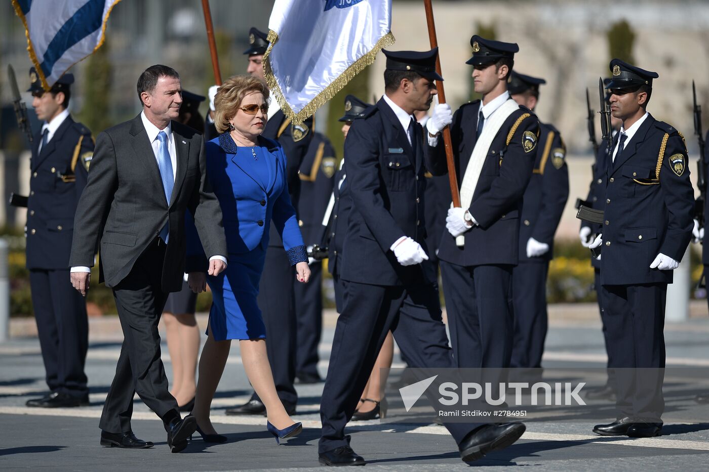 Russian Federation Council's delegation led by Speaker Valentina Matiyenko visits Israel