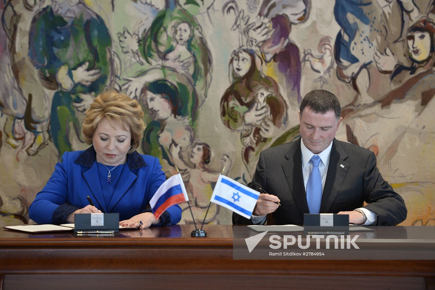 Russian Federation Council's delegation led by Speaker Valentina Matiyenko visits Israel