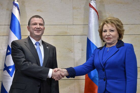 Russian Federation Council's delegation led by Speaker Valentina Matiyenko visits Israel