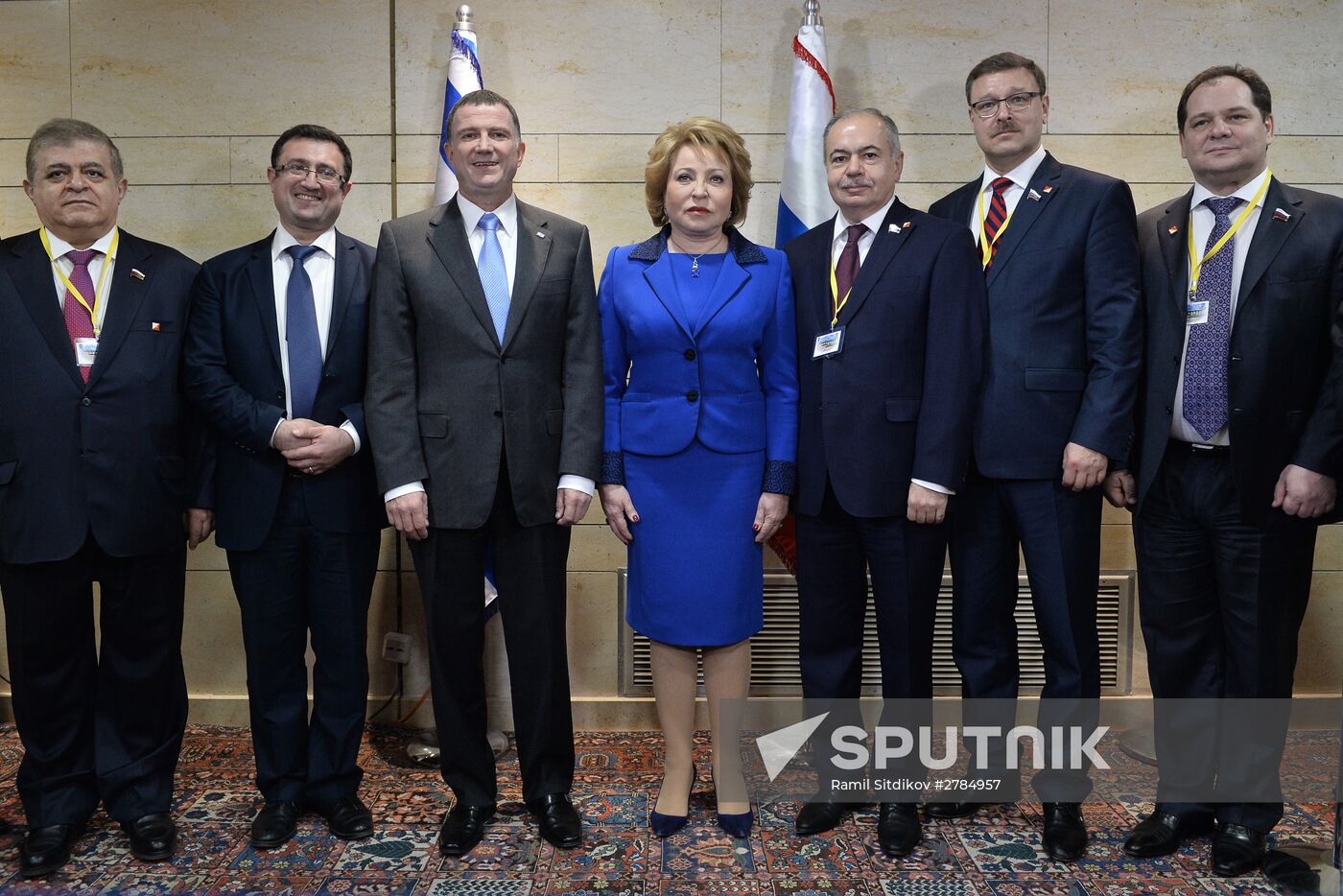 Russian Federation Council's delegation led by Speaker Valentina Matiyenko visits Israel