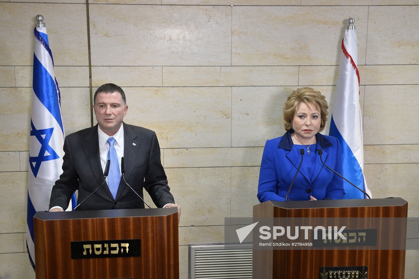 Russian Federation Council's delegation led by Speaker Valentina Matiyenko visits Israel