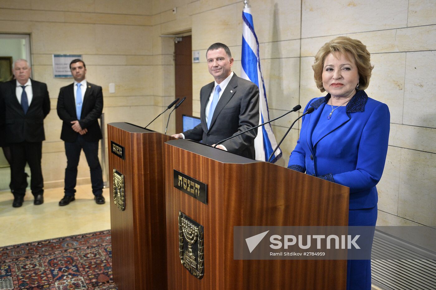 Russian Federation Council's delegation led by Speaker Valentina Matiyenko visits Israel