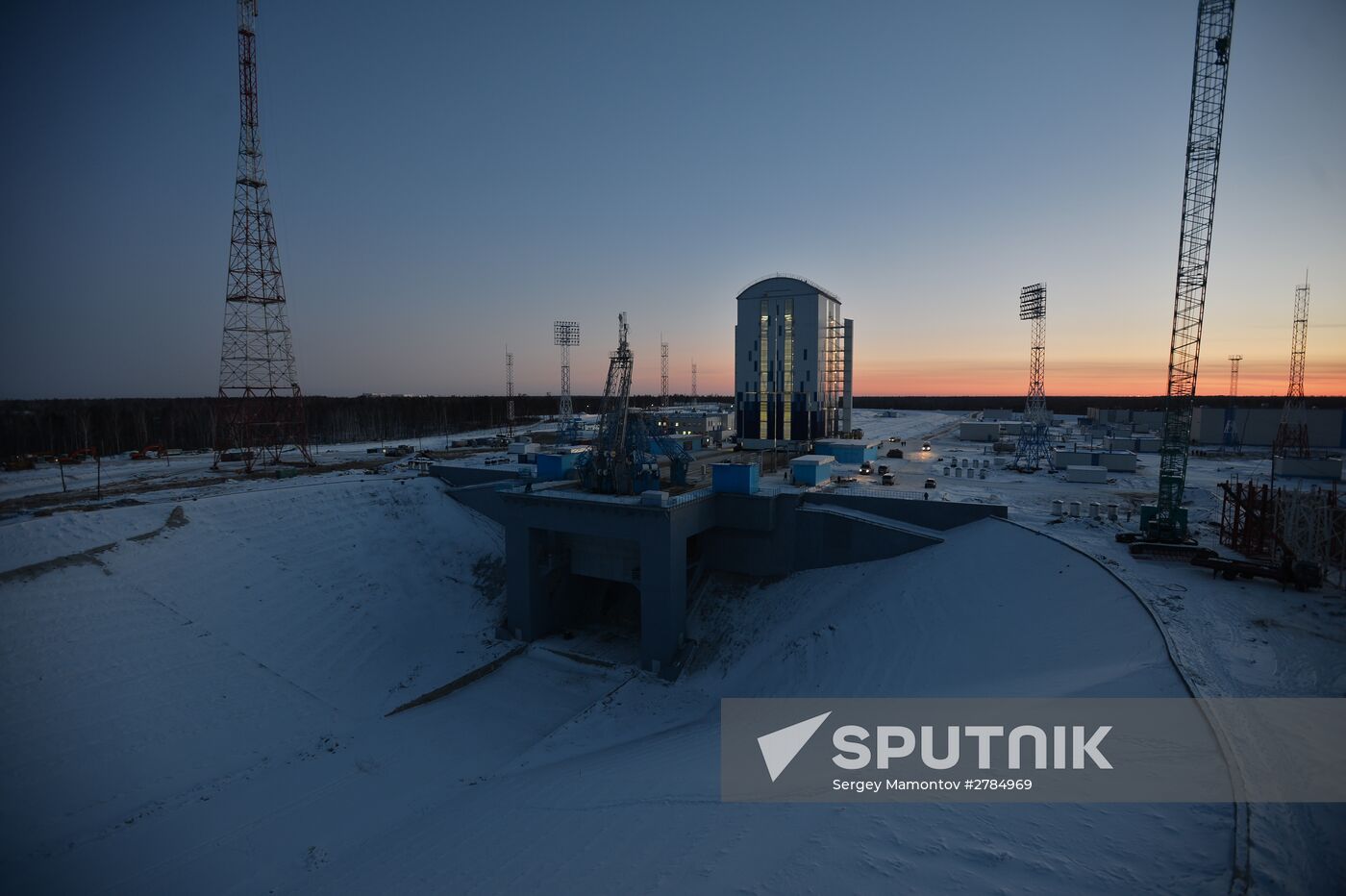 Vostochny space center in Amur Region
