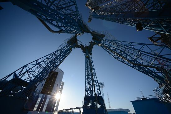 Vostochny space center in Amur Region