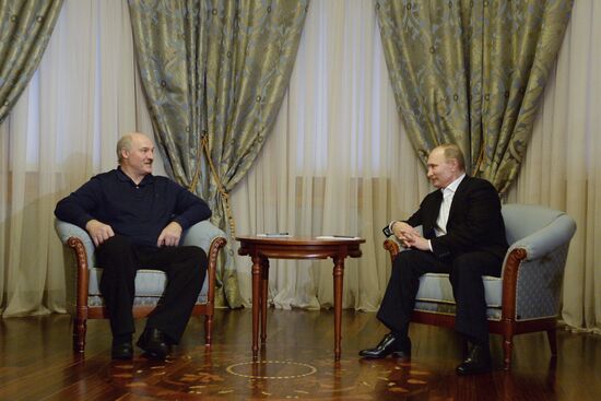 President Putin has informal meeting with Belarus President Lukashenko