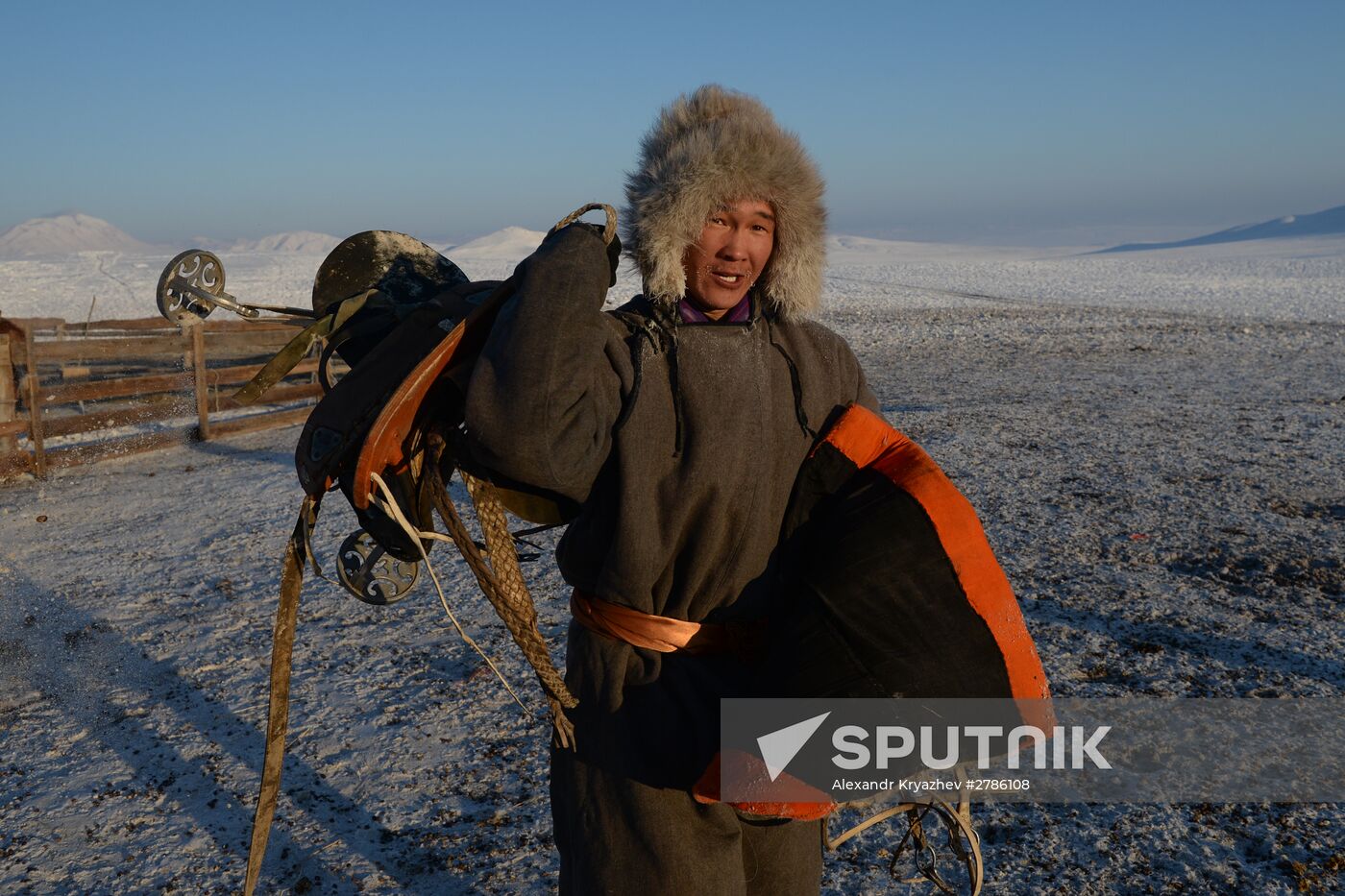 Winter ranges in Republic of Tuva