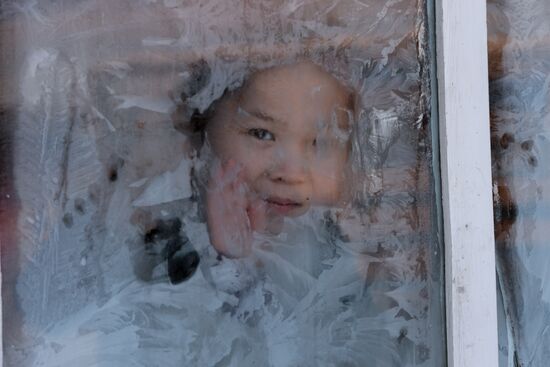 Winter ranges in Republic of Tuva