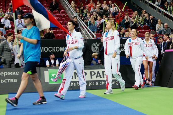 Tennis. Fed Cup. Russia vs. Netherlands. Day One