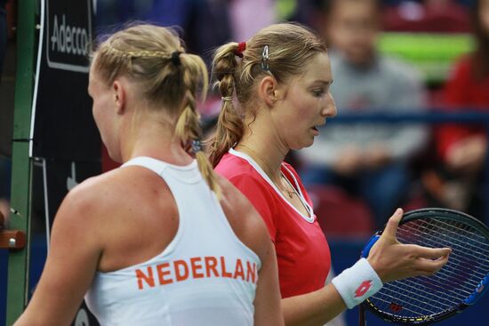 Tennis. Fed Cup. Russia vs. Netherlands. Day One