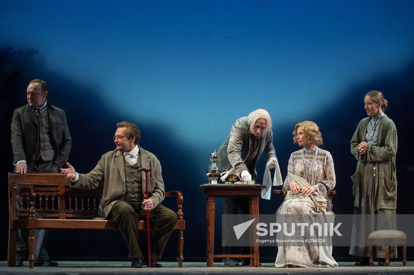 Preview of The Cherry Orchard play in Mossovet State Academic Theater