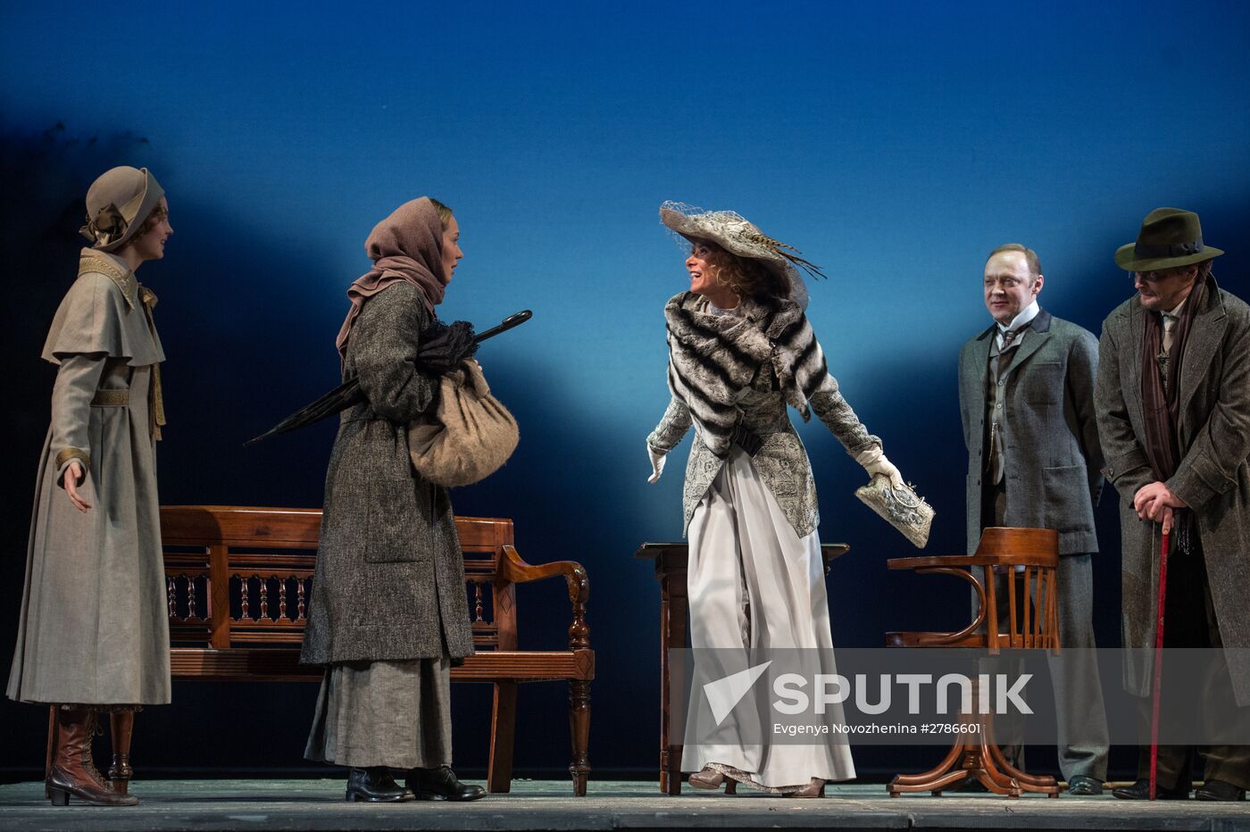Preview of The Cherry Orchard play in Mossovet State Academic Theater
