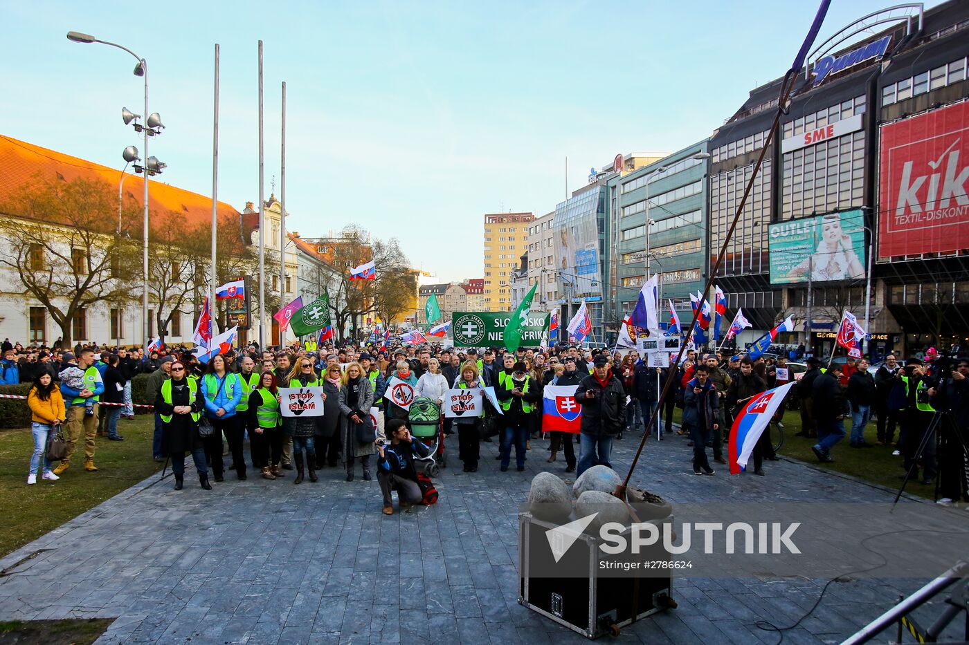 Rallies against "the Islamization of Europe" in European countries