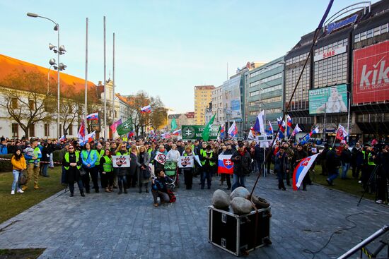 Rallies against "the Islamization of Europe" in European countries