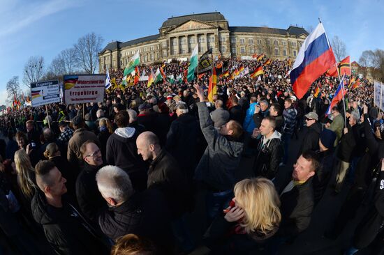 Rallies against "the Islamization of Europe" in European countries