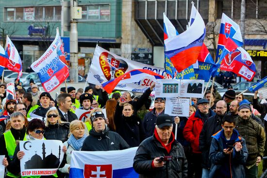 Rallies against "the Islamization of Europe" in European countries
