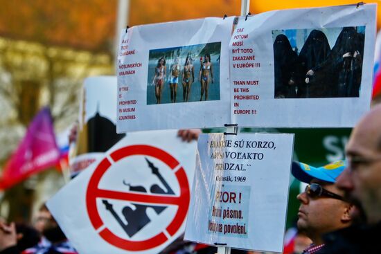 Rallies against "the Islamization of Europe" in European countries