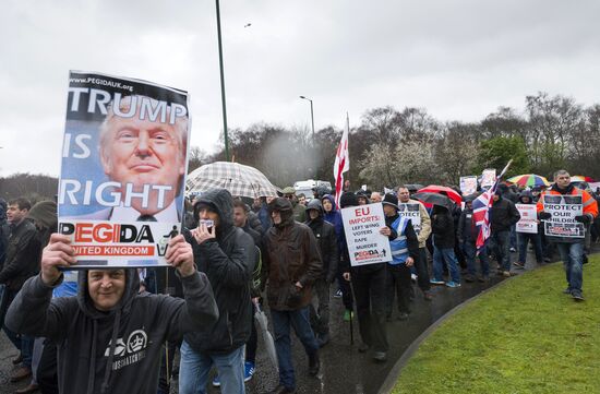 Rallies against "the Islamization of Europe" in European countries