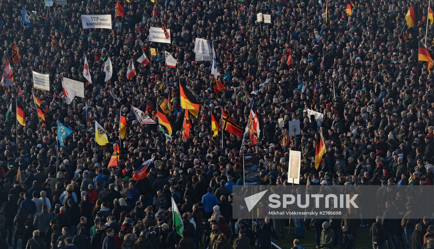 Rallies against "the Islamization of Europe" in European countries