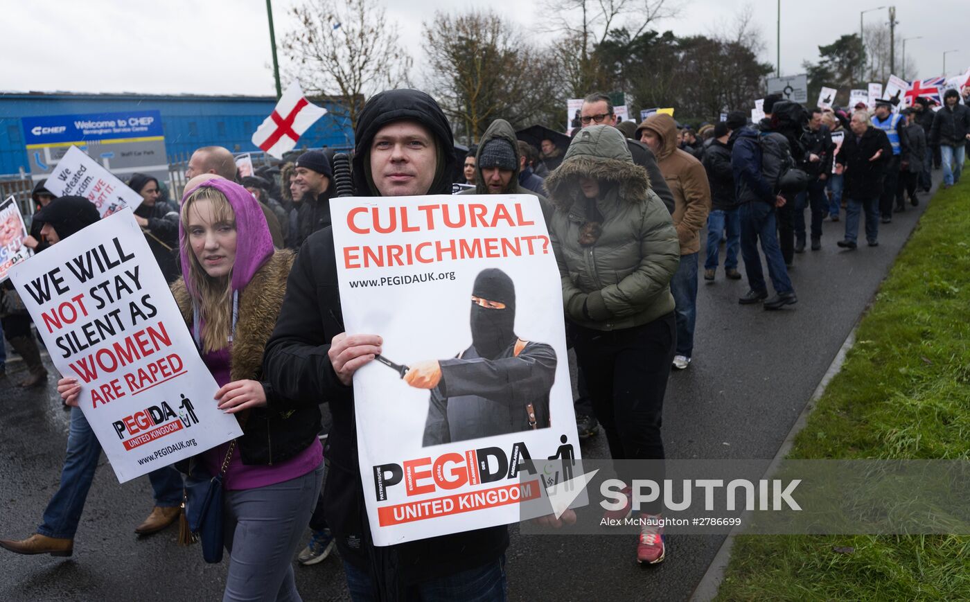 Rallies against "the Islamization of Europe" in European countries