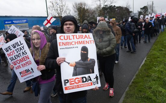 Rallies against "the Islamization of Europe" in European countries