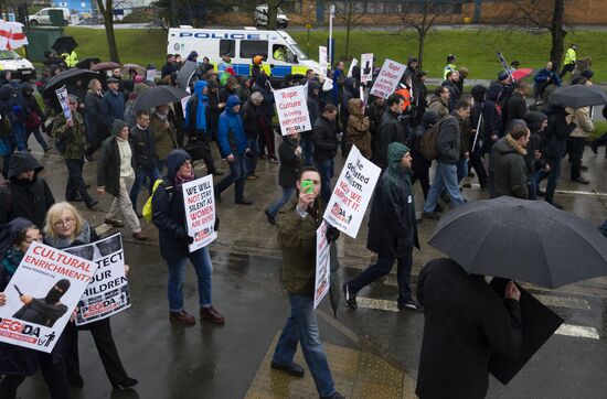 Rallies against "the Islamization of Europe" in European countries