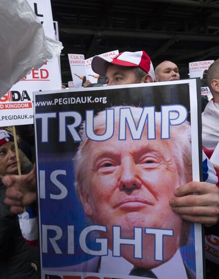 Rallies against "the Islamization of Europe" in European countries