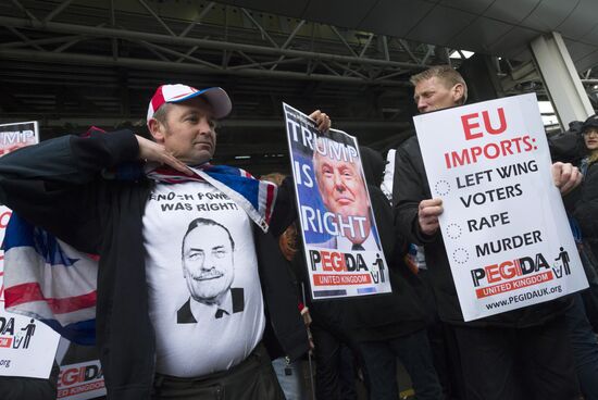 Rallies against "the Islamization of Europe" in European countries