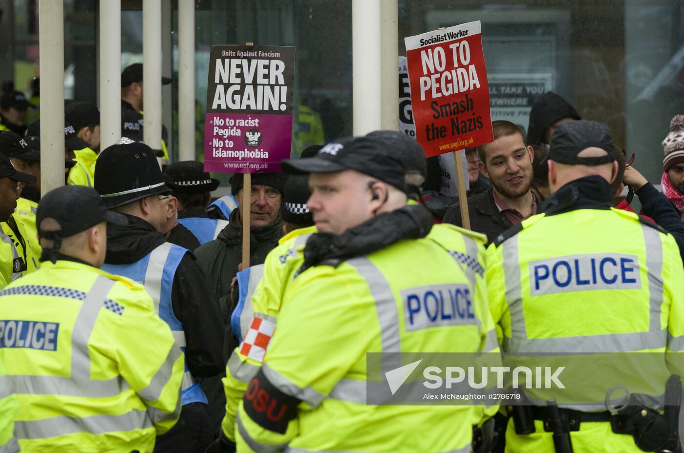 Rallies against "the Islamization of Europe" in European countries