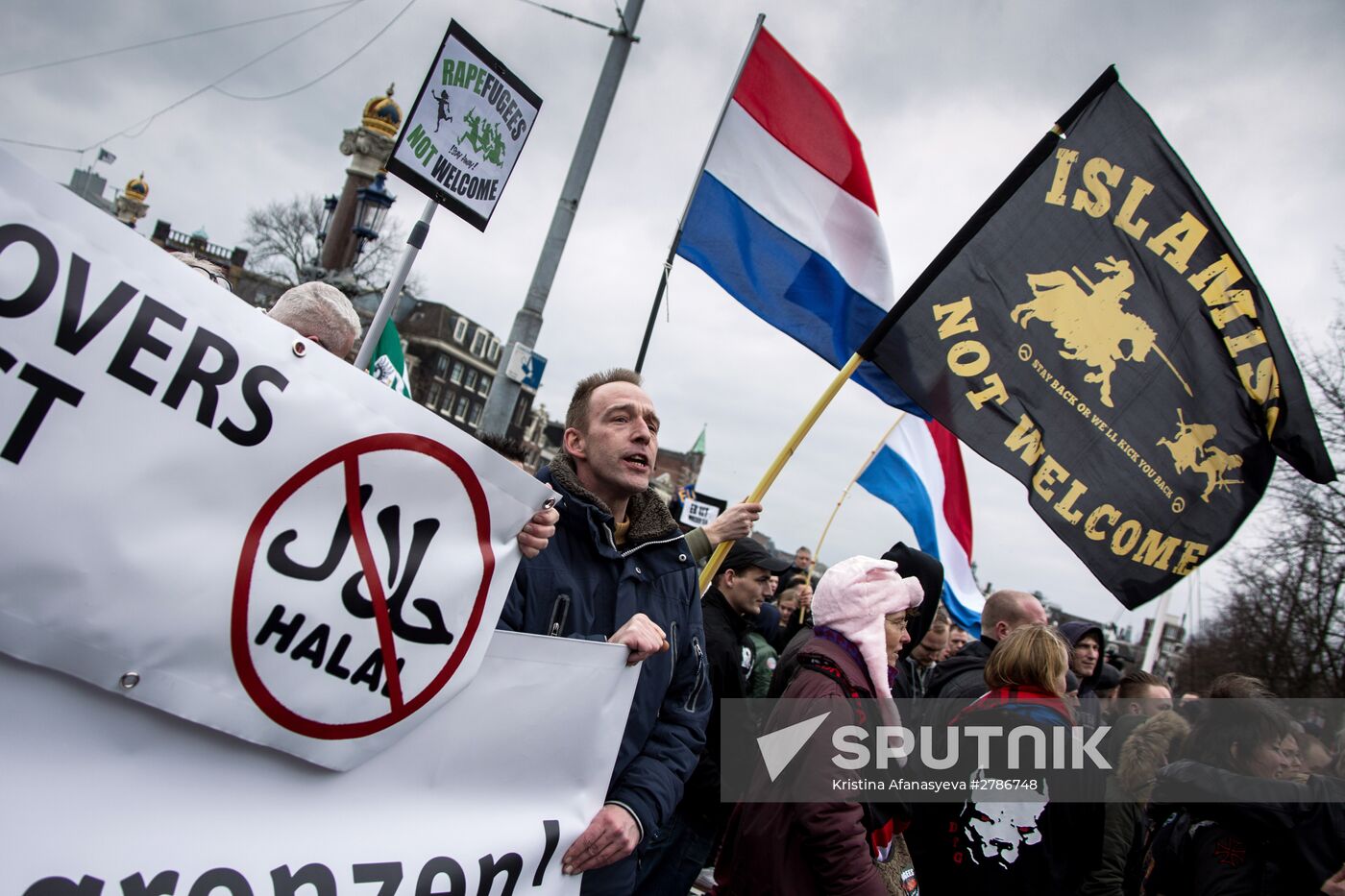 Rallies against "the Islamization of Europe" in European countries