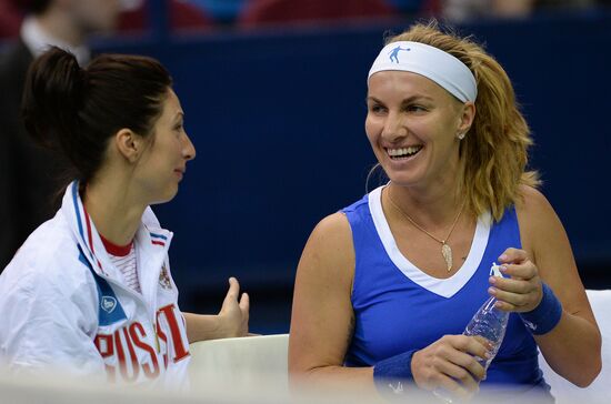 Tennis. Fed Cup. Russia vs. Netherlands. Day Two