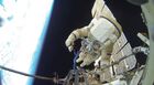 Space walk by Russian Cosmonauts