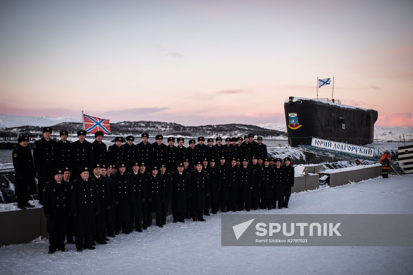The Yury Dolgoruky nuclear ballistic missile submarine