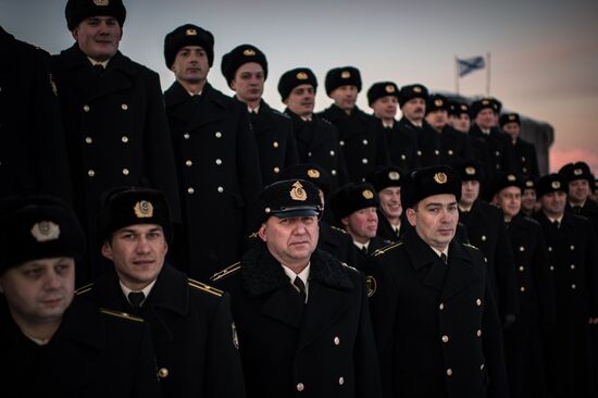 Vladimir Shirin, commander of nuclear-powered submarine Yury Dolgoruky