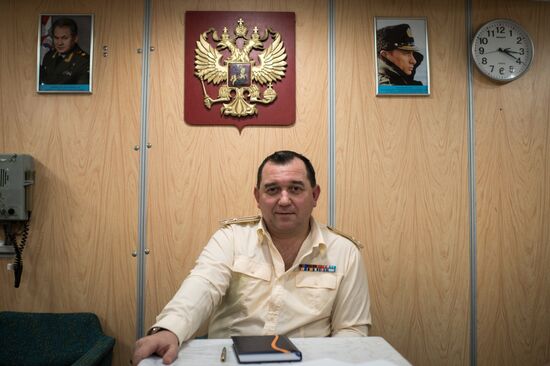 Vladimir Shirin, commander of the Yury Dolgoruky nuclear submarine