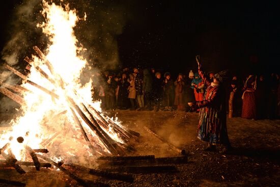 Shamans celebrate Shagaa -- Lunar New Year in Tyva
