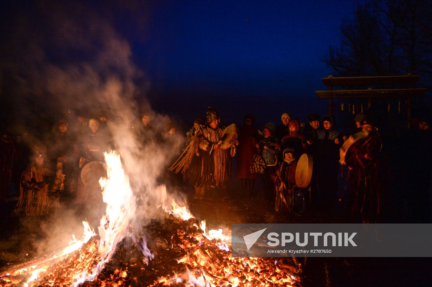 Shamans celebrate Shagaa -- Lunar New Year in Tyva