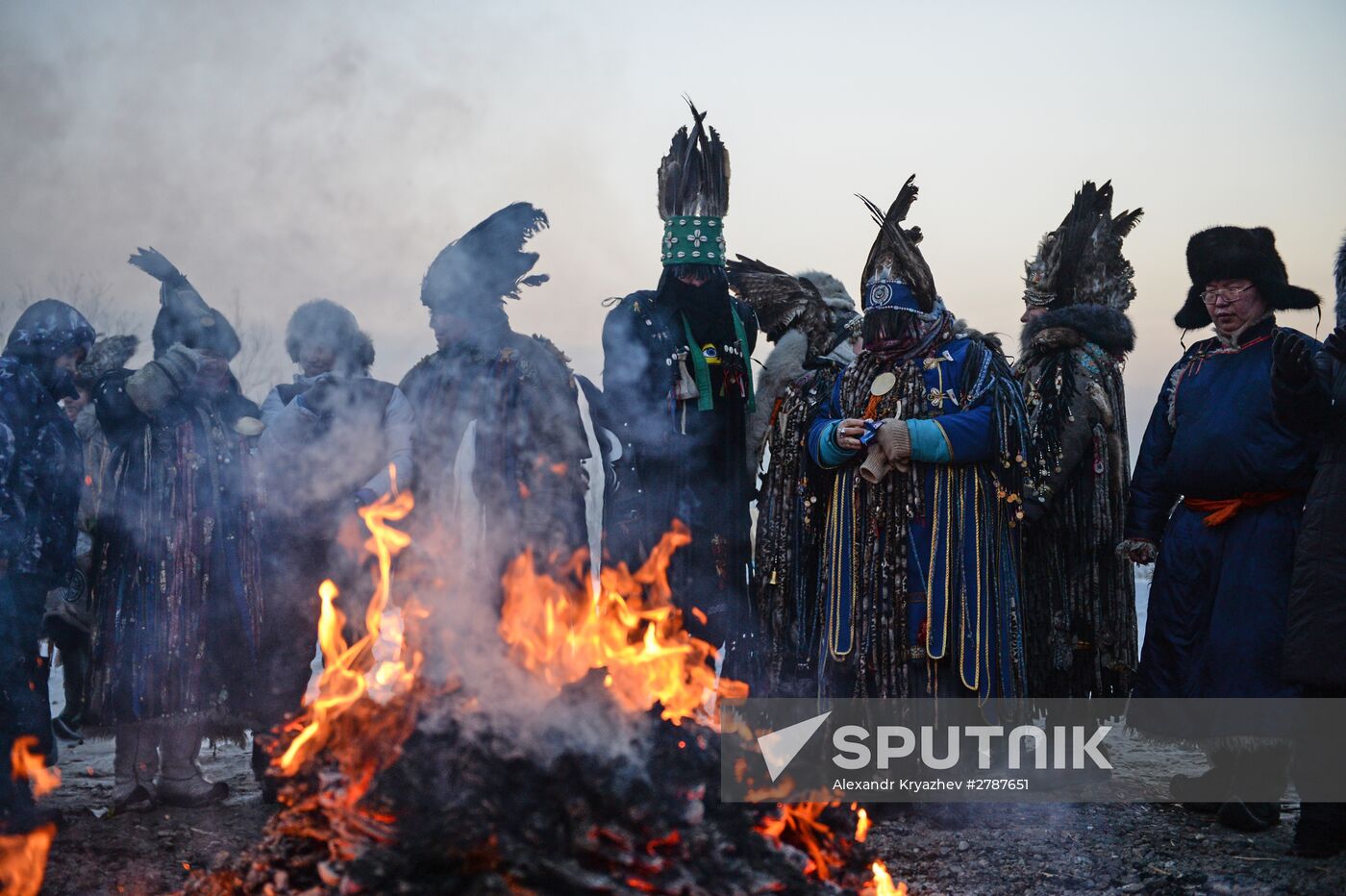 Shamans celebrate Shagaa -- Lunar New Year in Tyva