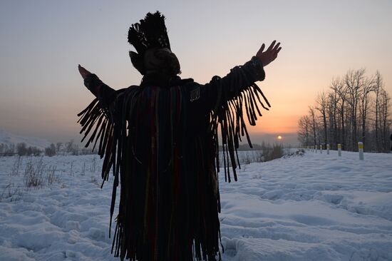 Shamans celebrate Shagaa -- Lunar New Year in Tyva