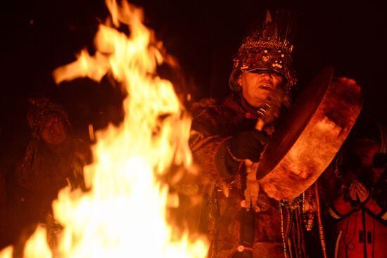 Shamans celebrate Shagaa -- Lunar New Year in Tyva