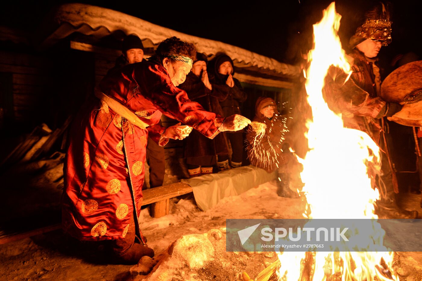 Shamans celebrate Shagaa -- Lunar New Year in Tyva