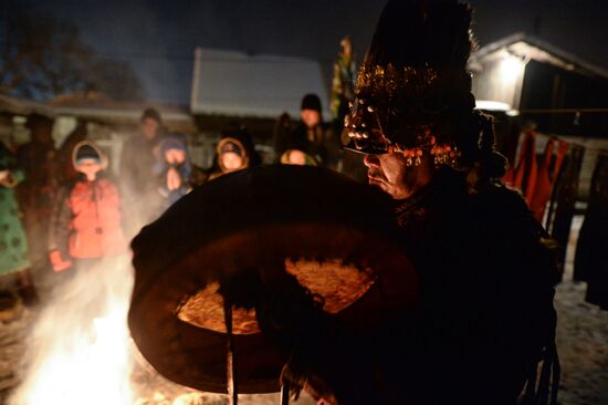 Shamans celebrate Shagaa -- Lunar New Year in Tyva