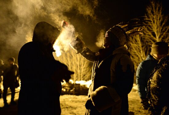 Shamans celebrate Shagaa -- Lunar New Year in Tyva