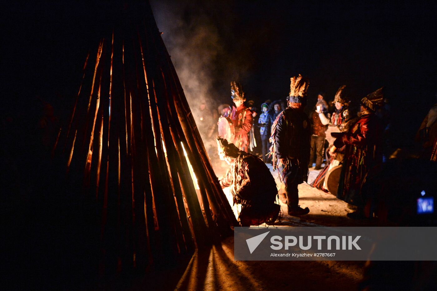 Shamans celebrate Shagaa -- Lunar New Year in Tyva