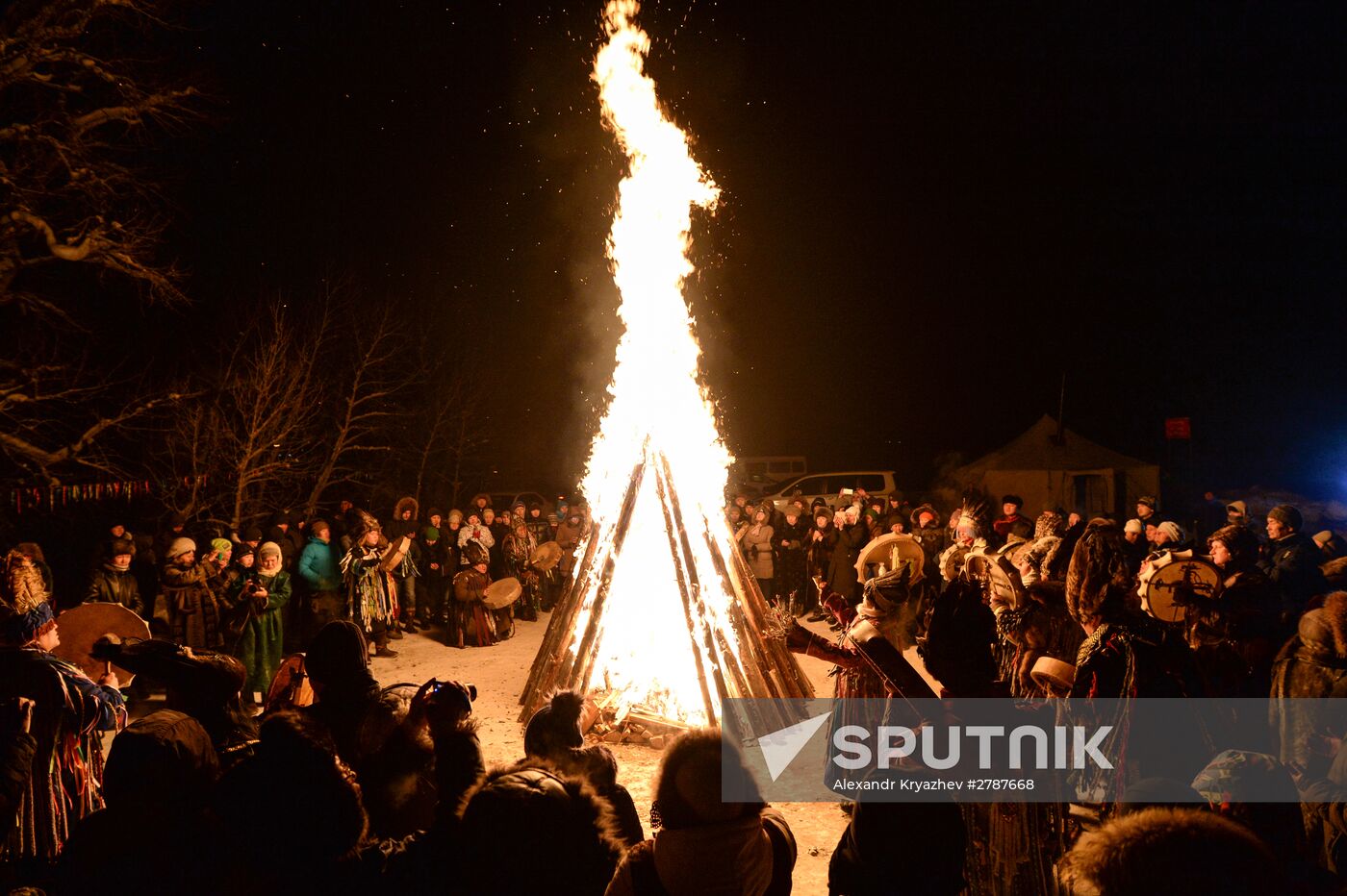 Shamans celebrate Shagaa -- Lunar New Year in Tyva