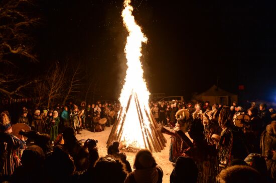 Shamans celebrate Shagaa -- Lunar New Year in Tyva