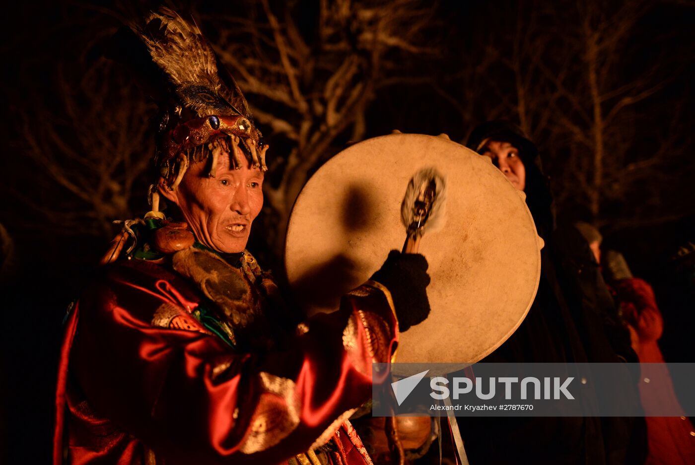 Shamans celebrate Shagaa -- Lunar New Year in Tyva
