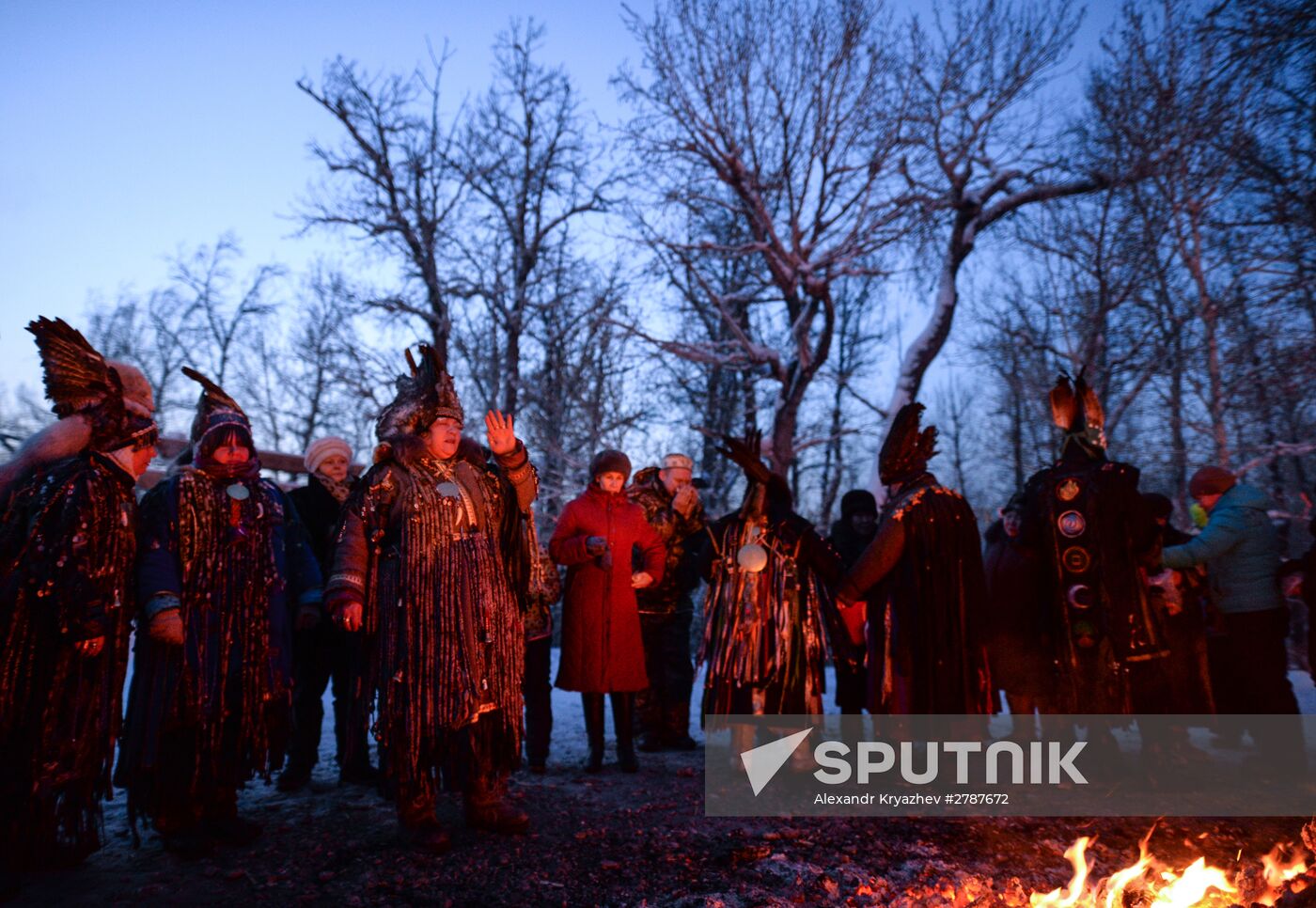 Shamans celebrate Shagaa -- Lunar New Year in Tyva