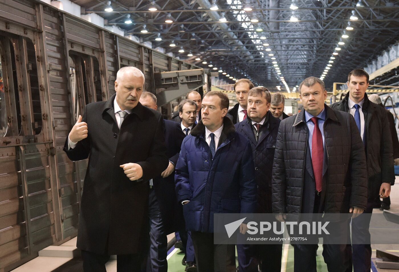 Russian Prime Minister Dmitry Medvedev's working trip to Tver