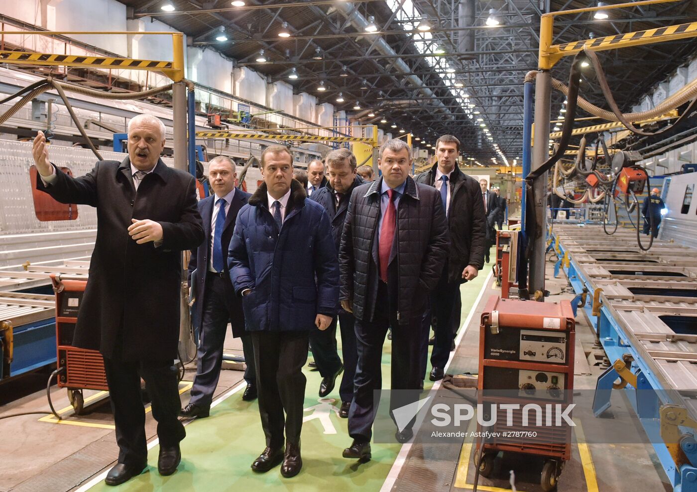 Russian Prime Minister Dmitry Medvedev's working trip to Tver